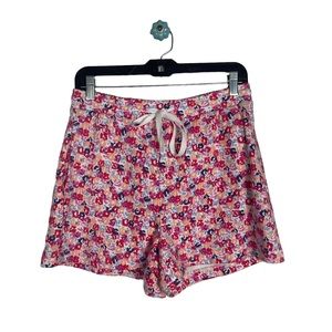 LOFT outlet floral lounge shorts soft casual sleep bottoms woman's size S NWT
